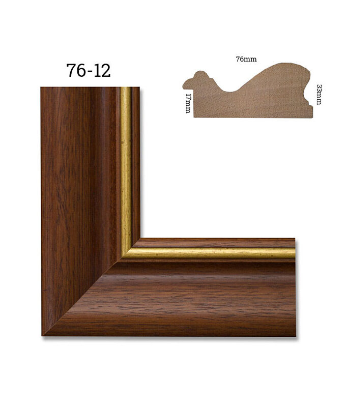 76-12 walnut gold lip