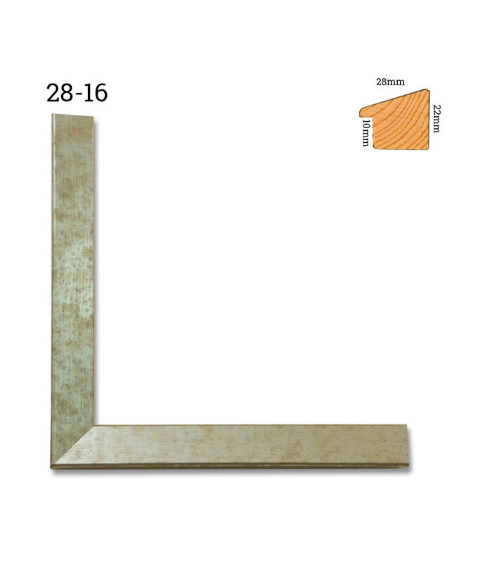 28-16 flecked silver-gold